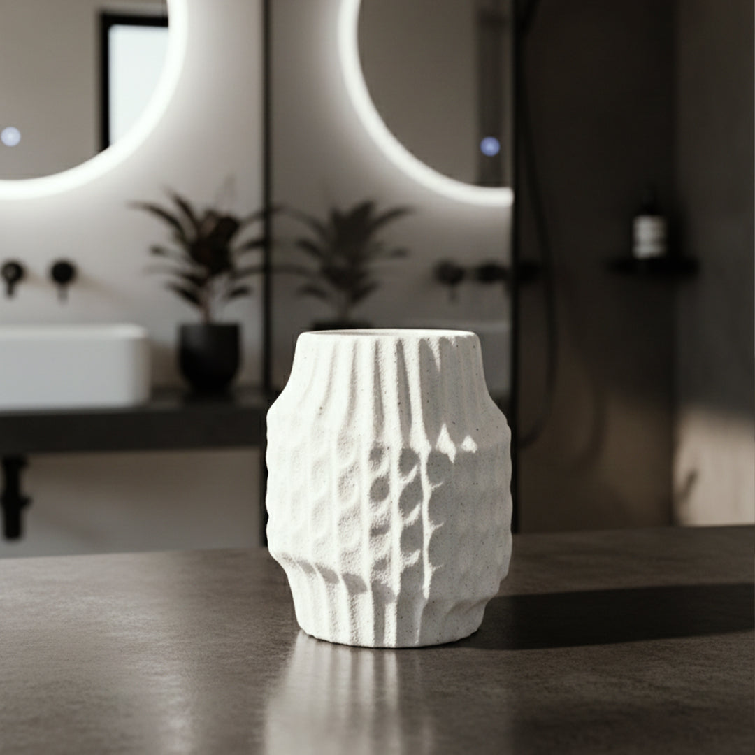 StoneRipple Ceramic Vase