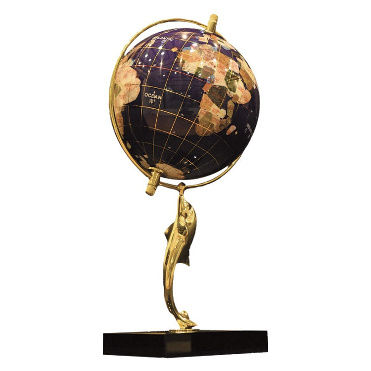 Decmode Ceramic Globe Stand