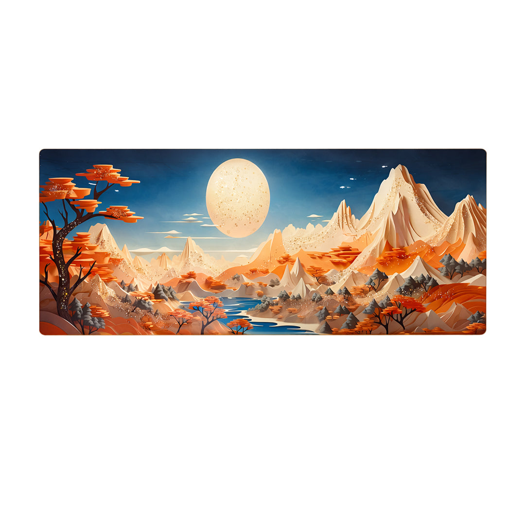 Moonlit Valley Wall Art (Land scape)
