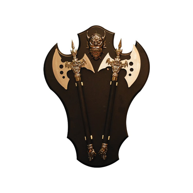 Antique Imitation Axe Knight Armour Shield