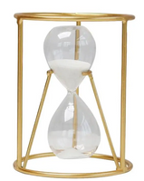 White Sand Hour Glass
