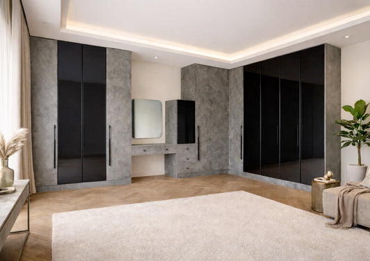 Eclipse Glass Wardrobe