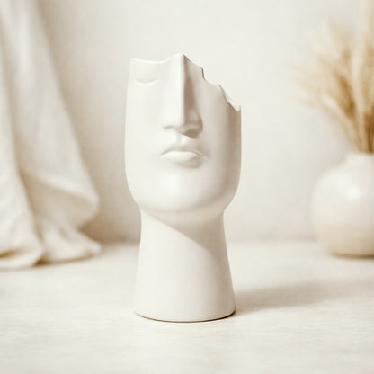 Ethereal Face Sculptural Vase