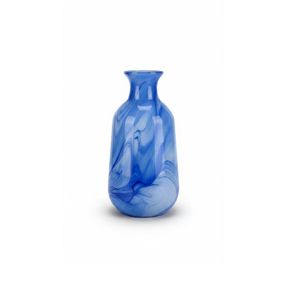 Cobalt Flow Glass Vase