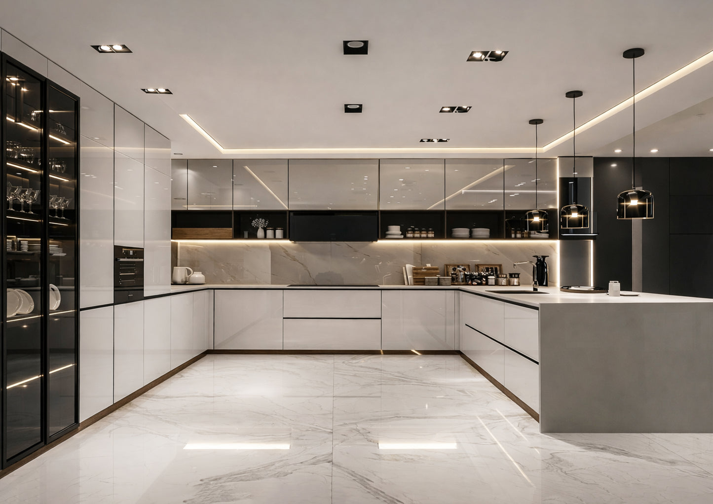 Elysian Glow Kitchen