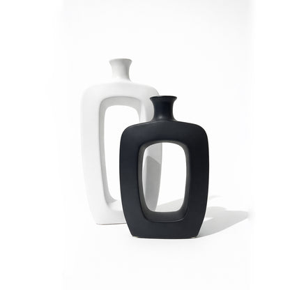 Ivory Arch Vase Set