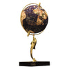 Decmode Ceramic Globe Stand