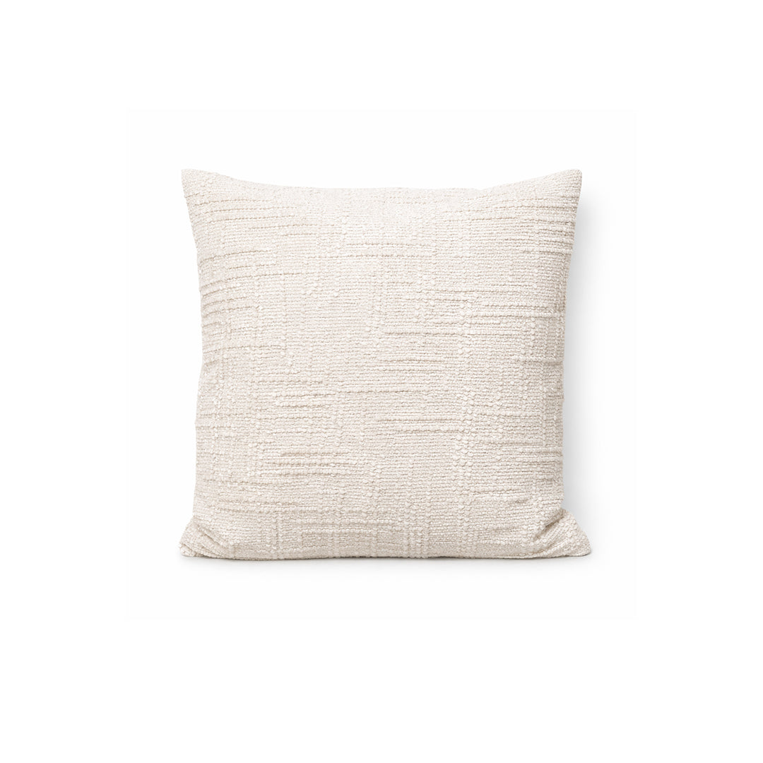 White Textured Cushion