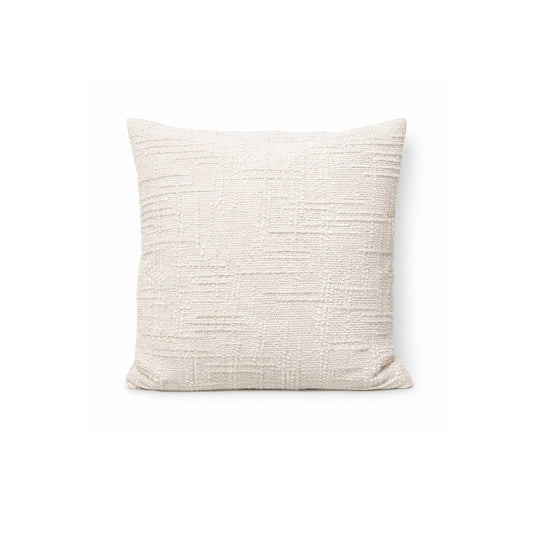 White Textured Cushion