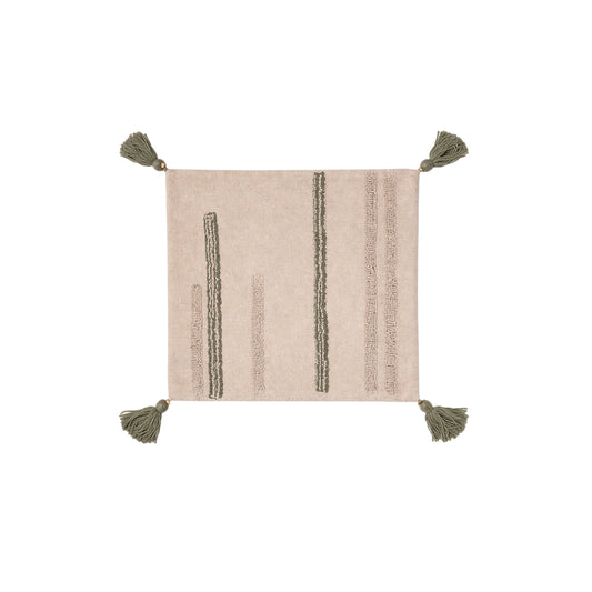 Neutral Tassel Cushion Cover