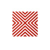 Crimson Chevron Cushion Cover