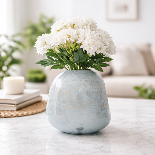 CloudStone Glass Vase