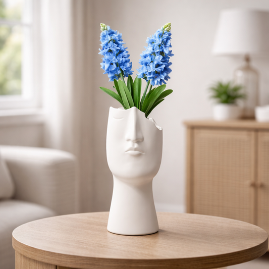 Ethereal Face Sculptural Vase