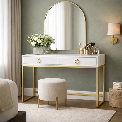 Aurelia Gold Frame Dressing Table