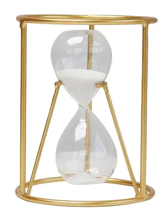 White Sand Hour Glass